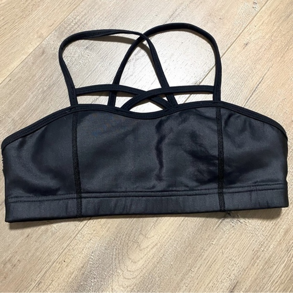 Tonic Active Faux Leather Sports Bra